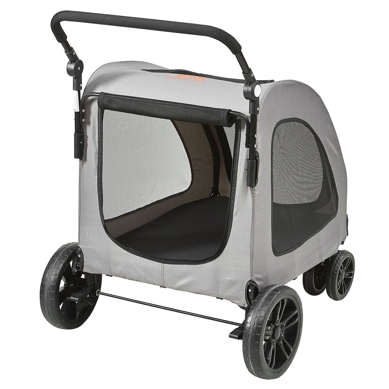 VEVOR Pet Stroller, 4 Wheels Dog Stroller Doba Defalut